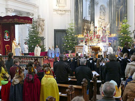 Diözesale Aussendung der Sternsinger im Hohen Dom zu Fulda (Foto:Karl-Franz Thiede)